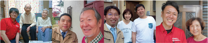 街の外壁塗装やさんをお選び下さったお客様方
