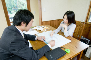 担当者が一人なので安心!