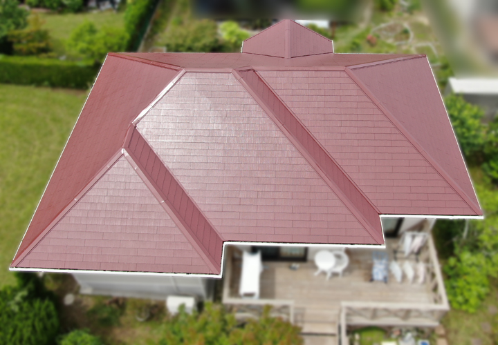 夷隅郡御宿町にて化粧スレート屋根の塗装工事！ファインパーフェクト 