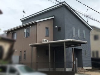 野田市つつみ野のお客様邸、パーフェクトトップでの外壁塗装！色選び 