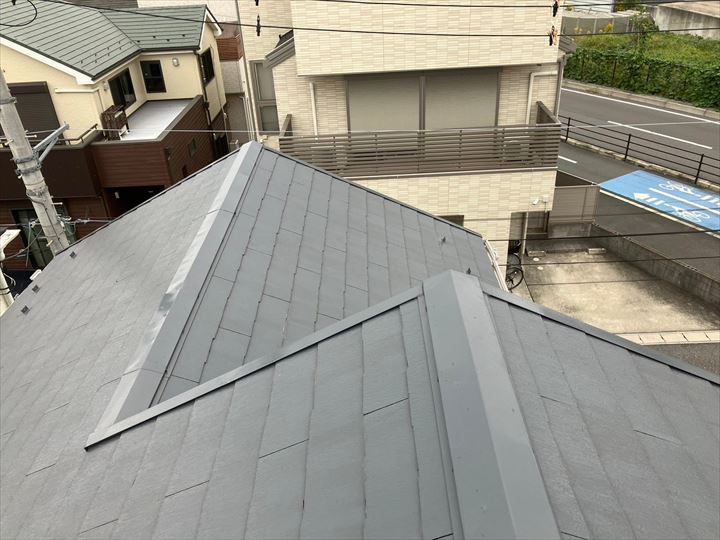 市川市稲荷木で屋根塗装工事、ファインパーフェクトベスト 