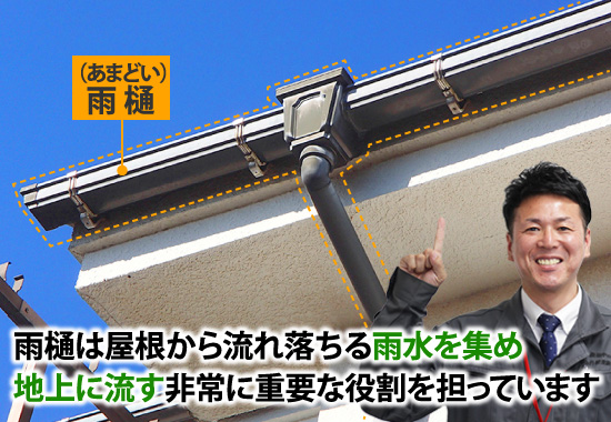 雨の日の味方「雨樋」について知ろう！