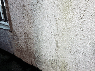 東金市日吉台にて外壁調査　塗装の劣化が顕著に出ていました