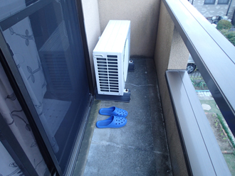 ベランダ 防水工事前