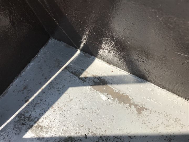 防水の表面剥離