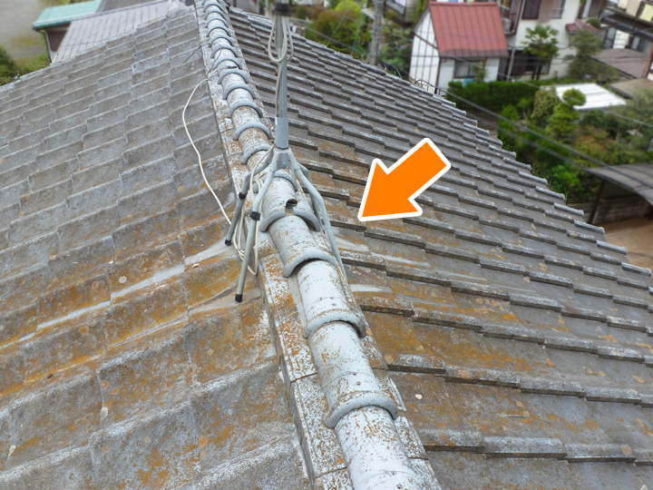 ずれた棟瓦を放置すると雨漏りに繋がる可能性があります！