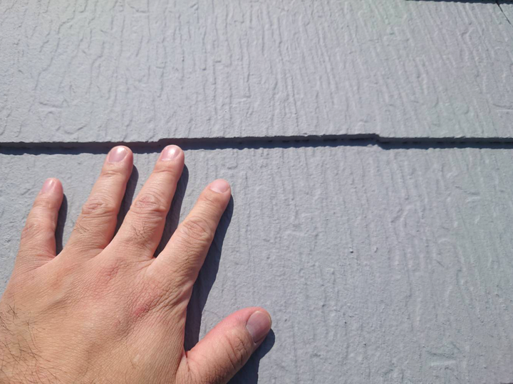 断熱塗料で塗装した屋根