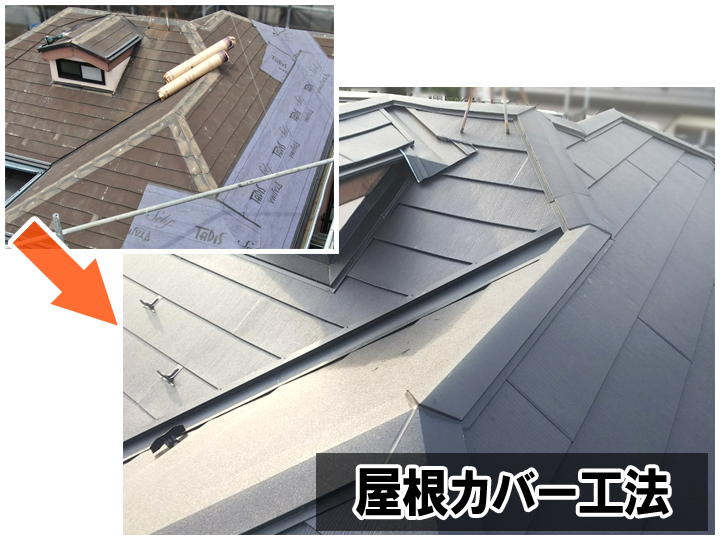 屋根カバー工法とは