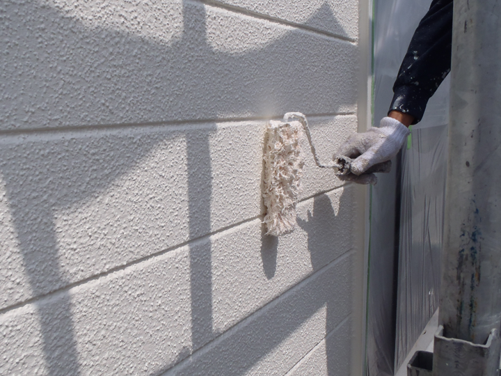 外壁塗装の様子