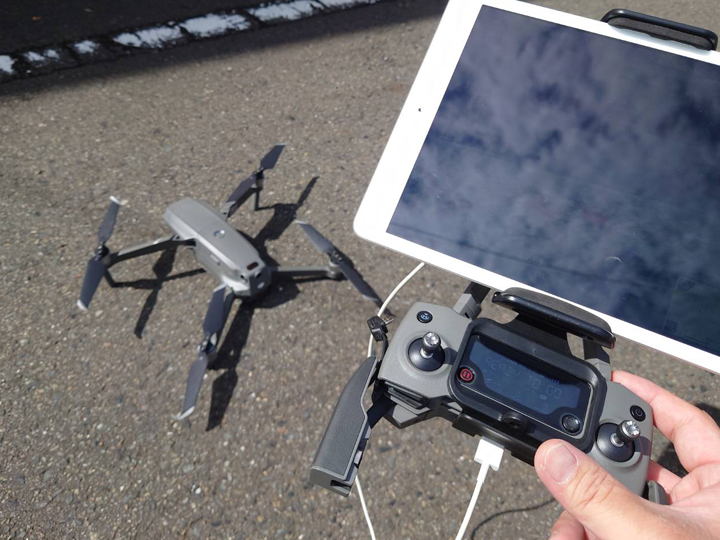 ドローンを使ったお住いの調査