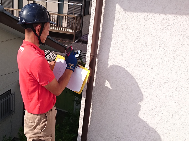 外壁の調査も街の外壁塗装やさんにお任せください！