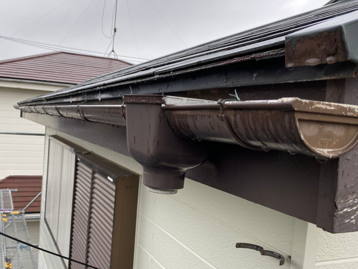 雨樋交換工事before