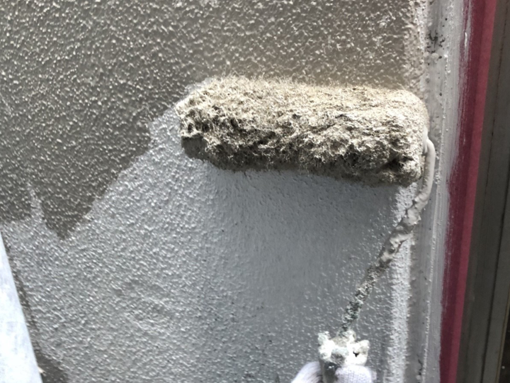 外壁塗装の様子