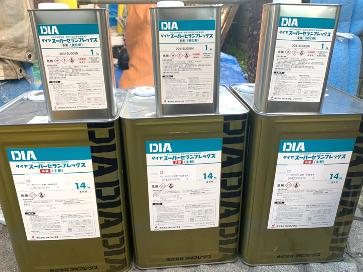 無機塗料：ダイヤスーパーセランフレックス