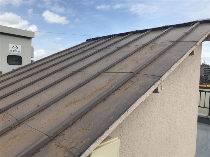 屋根の表面劣化症状