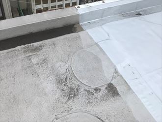 千葉市花見川区こてはし台で屋上防水工事のご相談、現地調査を行いました