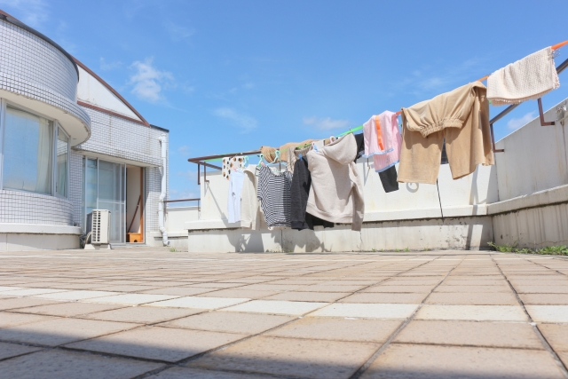 パラペットがある屋上