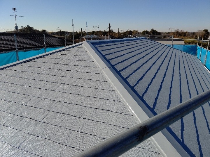 パーフェクトベストによる仕上げ後の屋根