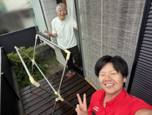 A様とスタッフ