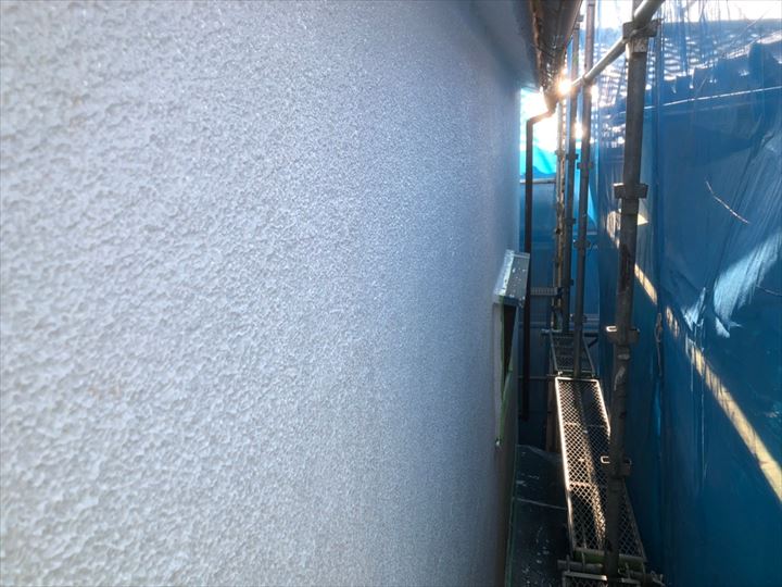 千葉市花見川区長作町でモルタル外壁の塗装工事前の下地調整
