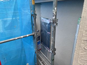市川市曽谷で屋根塗装及び外壁塗装工事の現場を拝見させて頂きました