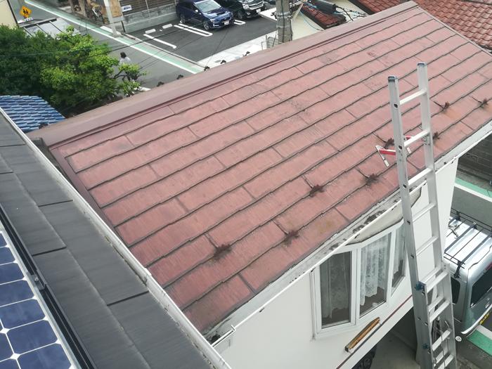 屋根塗装前の調査