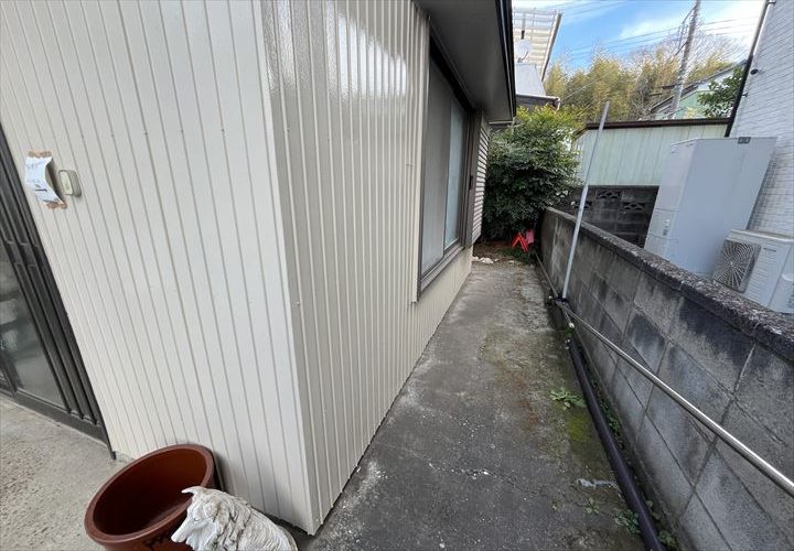 富津市大堀にて外壁の現地調査に伺いました
