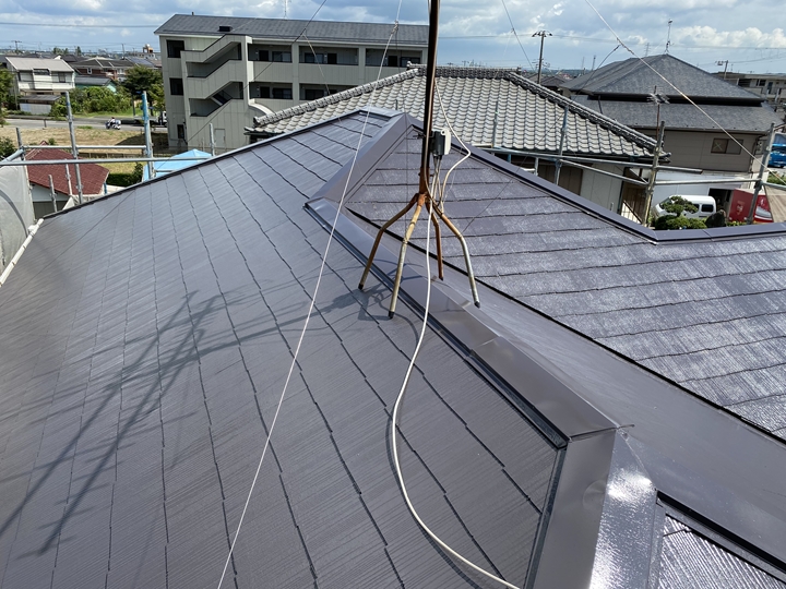 屋根塗装工事完了