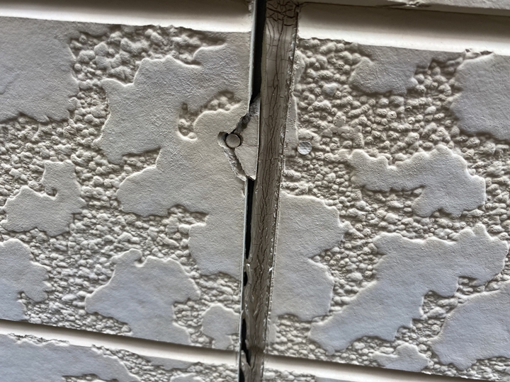 千葉市中央区都町でサイディングの劣化、シール打ち替えを行い外壁塗装工事