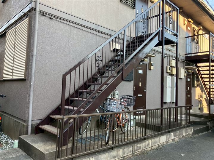 鉄骨階段メンテナンス工事の完了