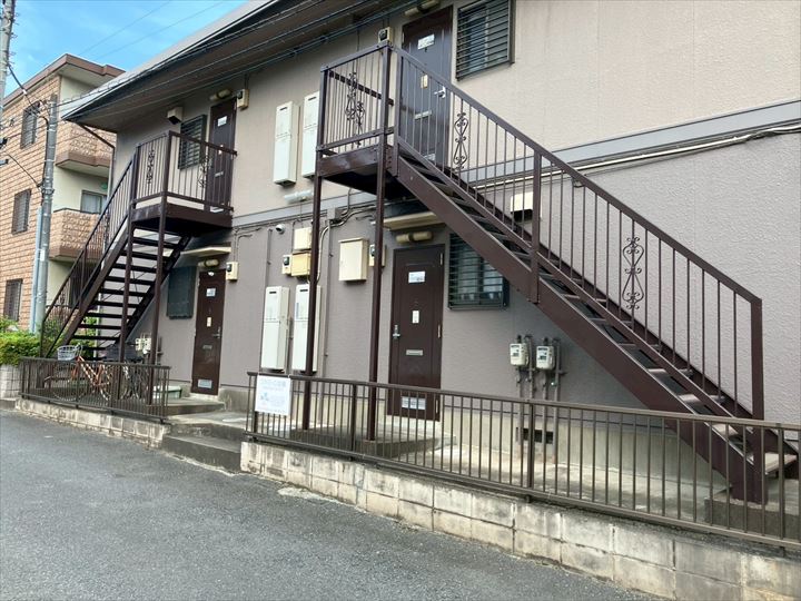 鉄骨階段メンテナンスの完了