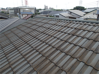 八千代市村上で屋根塗装前点検