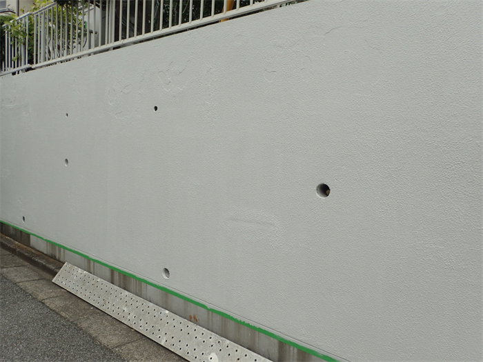 モルタル塀塗装完了