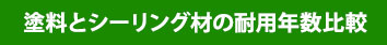 塗料とシーリング材の耐用年数比較