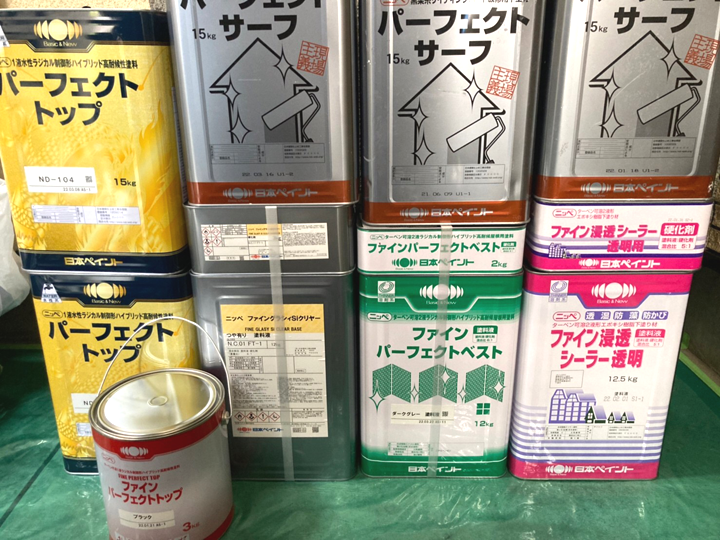 屋根や外壁塗装に使う塗料