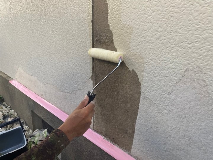 補修部へシーラー塗布