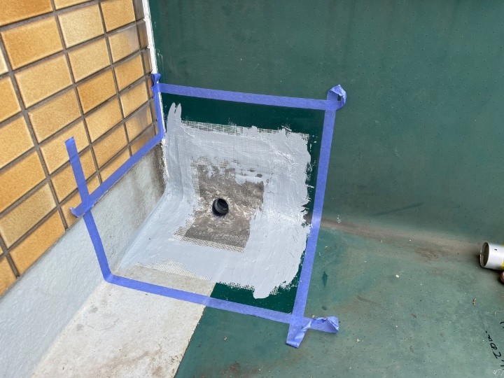 補強クロス施工状況
