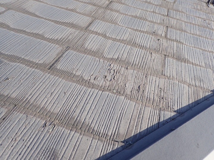 屋根材表面の劣化