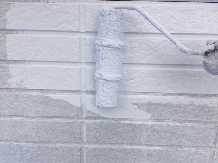 スーパーセランフレックス仕上げ塗装1回目