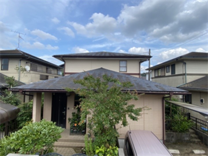 外壁塗装工事前のお住まい