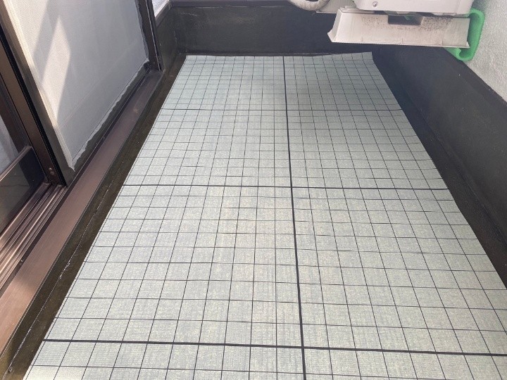 通気緩衝シート敷設