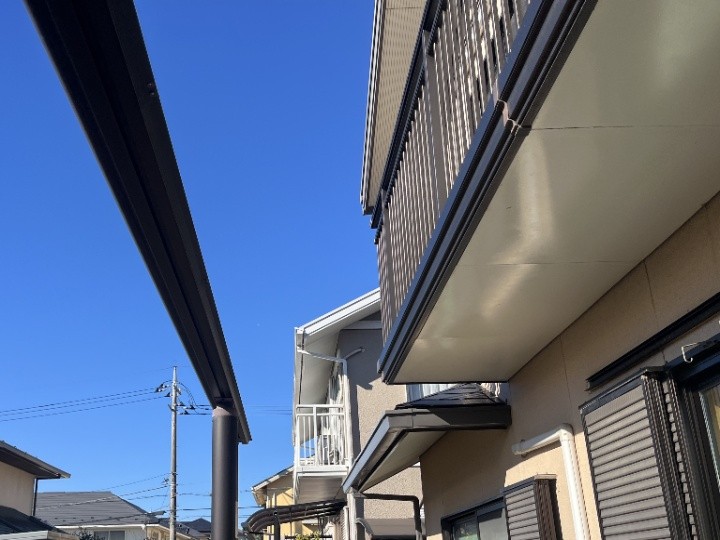 解体前のテラス骨組み