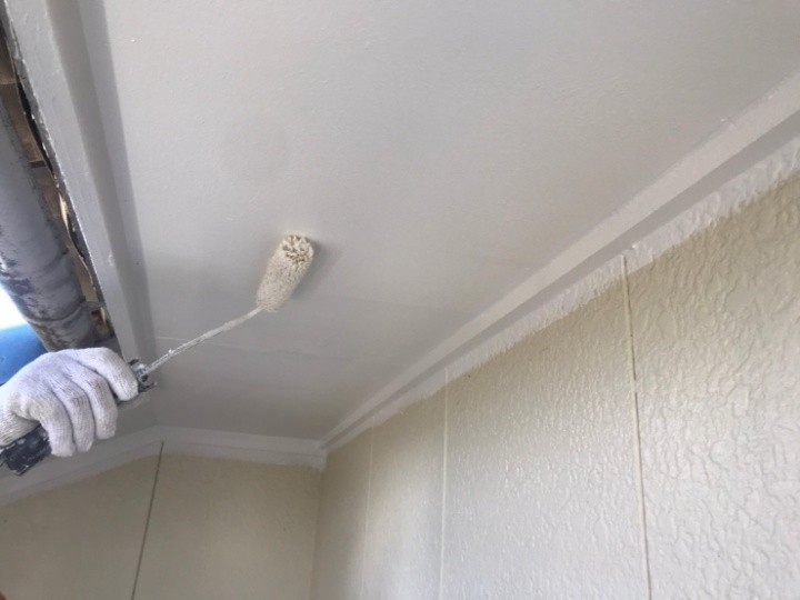 軒天の塗装仕上げ