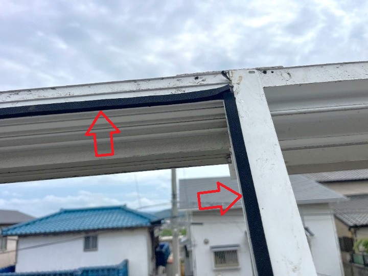モール材の取付箇所