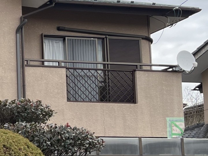 ベランダ全景の調査