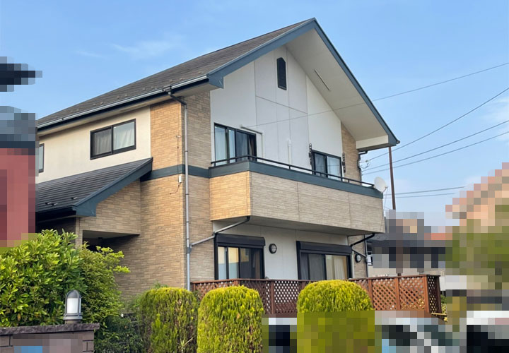 千葉市緑区平山町にて外壁塗装を検討されている窯業系サイディングのお住まいを点検しました。