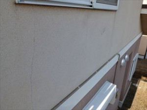 千葉市　塗装調査　外壁　クラック