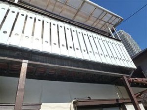 佐倉市　外壁塗装調査　ベランダ