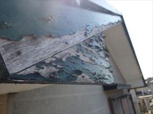 袖ヶ浦市　外壁　塗装調査　破風板