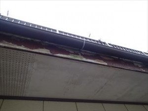 袖ケ浦市　外壁塗装　塗膜剥離